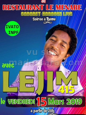 Lejim 415‍ - #cabaret karaoke live - Le Menabe