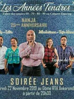 Les années tendres - Soirée jeans Nanja - Dome RTA Ankorondrano