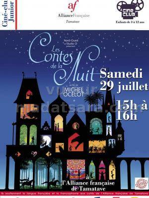 Les contes de la nuit ciné junior AF - Alliance Française Toamasina
