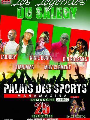 Les légendes du salegy - Palais des Sports Mahamasina avec Tianjama, Jaojoby, Mily clement, Ninie Doniah, Din rotsaka