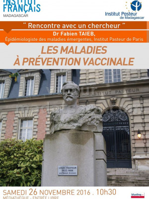 Les maladies à prévention vaccinale - rencontre avec un chercheur - IFM - Institut Français de Madagascar‍