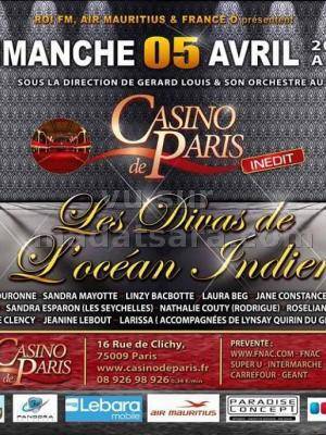 Les Divas de l'Océan Indien avec Roseliane et Larissa pour Madagascar au Casino de Paris