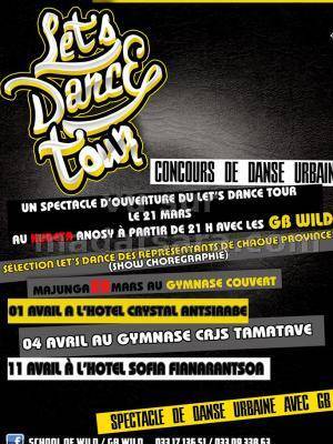 Let's Dance tour concours de danse urbain au Kudeta