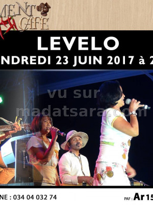 Levelo‍ en concert au Piment Café Behoririka‍