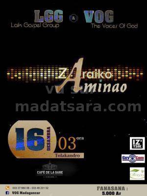 LGG (Laik Gospel Group) & The Voices Of God (VOG) en show case au Café de la Gare Soarano