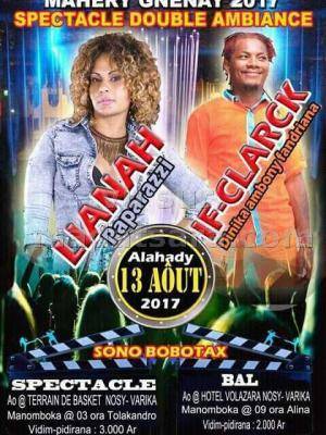 Lianah & If Clarck spectacle double ambiance