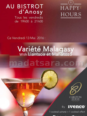 Liantsoa & Mahatozo - variété Malagasy au Bistrot d'Anosy