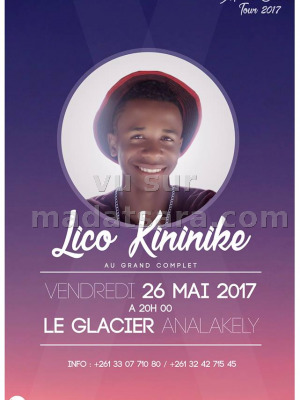 Lico Kininike‍ en cabaret au Le Glacier Analakely‍