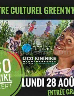 Lico Kininike en concert au Green'N'Kool Nosy-Be