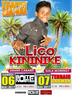 Lico Kininike‍ grand cabaret concert - Discothèque Boite Noire Antsiranana‍