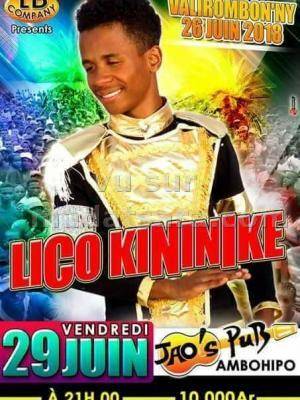 Lico Kininike valirombon'ny 26 juin JAO'S PUB