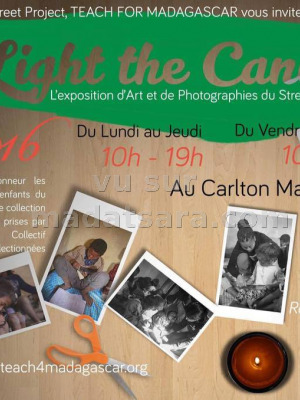 Light the Candies - Expo d'Art et de photographies du Street Project 2016 - Carlton Madagascar‍