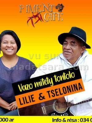 Lilie & Tselonina vazo mitety tontolo Piment Café Behoririka
