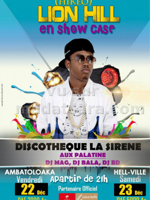 Lion Hill‍ en show case La Sirene Ambatoloaka‍