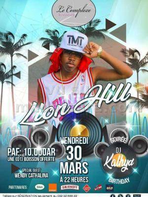 Lion Hill en show case Le Complexe restaurant Villa Pradon Antanimena