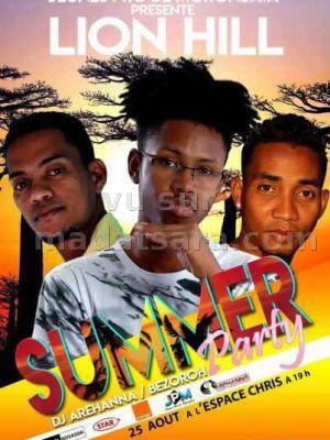 Lion Hill en show case summer party Espace Chris Morondava