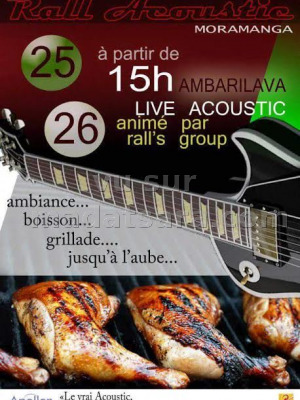 Live acoustic au Rall Accoustic Ambarilava Madagasikara‍