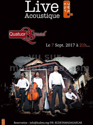 Live acoustique au Kudeta urban Club‍ avec Quator Squad‍