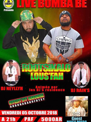 Live bomba be - Rootsikalo‍ - Lous'Fah‍ - O!Festif Rasta Andoharanofotsy‍