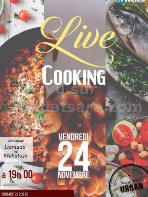 Live cooking au Grand Hôtel Urban Ambatonakanga avec Liantsoa & Mahatozo