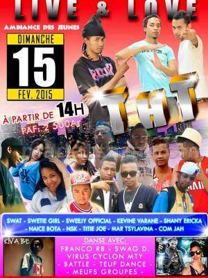 Live et Love avec THT, Swat, Swetie Girl, Sweejy Official, Kevine Varane, Shany Ericka, Naice Bota,