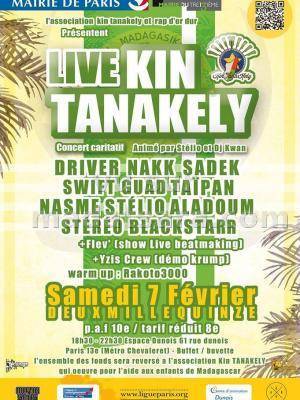 Livekin Tanakely concert caritatif à l'Espace Dubois Paris 13è