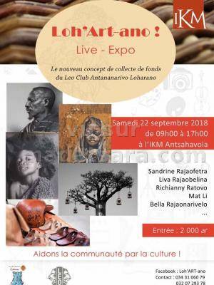 Loh'Art-rano live expo IKM Ivon-toeran'ny Kolontsaina Malagasy