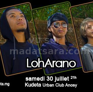LOharano en concert au Kudeta Urban Club Anosy