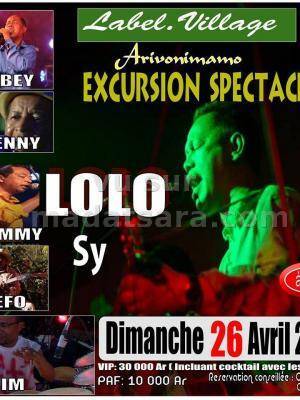 Lolo Sy Bebey, Sammy, Benny, Sefo, Bim en concert au Label.Village Arivonimamo Excursion Spectacle