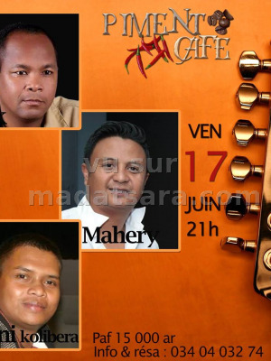 Luk, Mahery & Nini Kolibera - Concert au Piment Café Behoririka