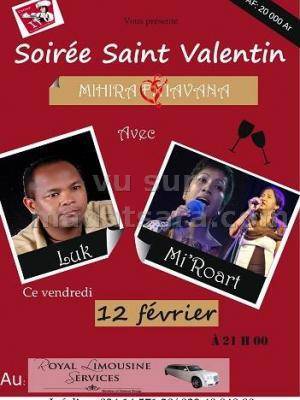 Luk & Mi'Ro Art - soirée Saint Valentin au Royal Limousines services