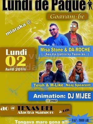 Lundi de pâques goavam-be Texas Bel Alaotra Mangoro