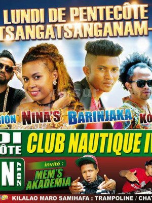 Lundi de pentecôte fitsangatsanganam-be - Club Nautique Ivato‍ avec Tif A tif‍ , Tempo gaigy‍ , Marion‍ , Nina's‍, Barinjaka‍