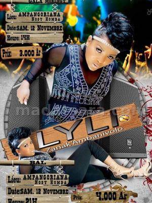 Lyli en show case Ampangoriana Nosy Komba