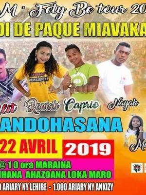 M'fety be tour 2019 Andohasana