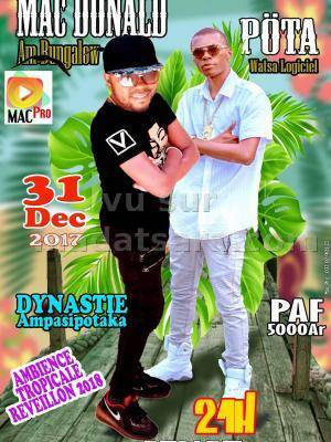 Mac donald & Pöta en show case La Dynastie Fenerive-Est