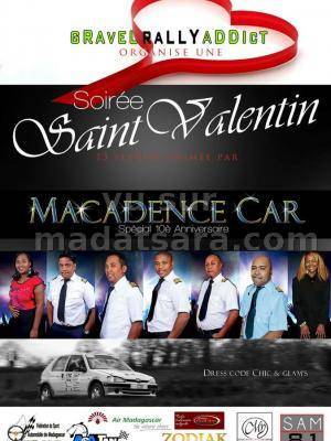 Macadence car spécial 10è anniversaire - Soirée Saint valentin