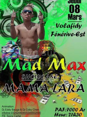 Mad Max en show case Villa Volafidy Sahavola Fenerive Est