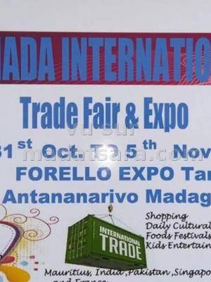 Mada international traid fair et expo Forello Expo Tanjombato