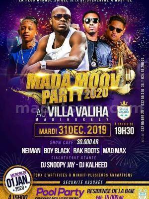 Mada moov party Villa Valiha Madirokely