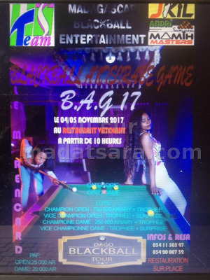 Madagascar blackball tour - Vatolahy Pub Antsirabe‍