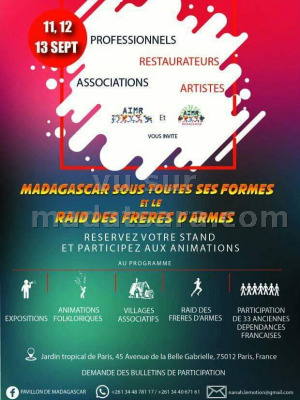 Madagascar sous toutes ses formes et le raid des frères d'armes - Jardin tropical de Paris