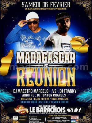 Madagascar vs Réunion à la discothèque Le Barachois