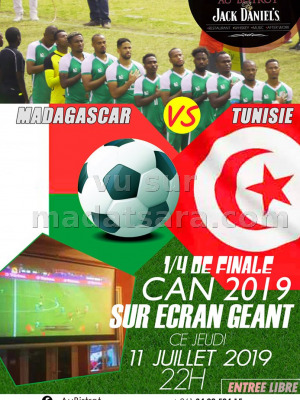 Madagascar vs Tunisie - 1/4 de finale - Bistrot Antsahavola‍