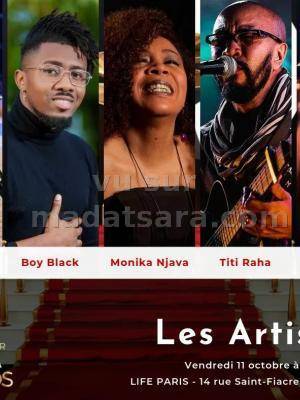 Madagascar Zama awards Life Paris - Bodo, TitiRaha, Boy Black, Monika Njava, Fitia