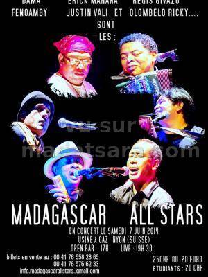 Madagascar All Stars en concert à l'Usine à Gaz Nyon Suisse