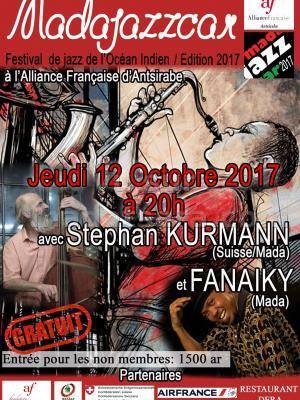 Madajazzcar à AF - Alliance Française d'Antsirabe avec Fanaiky et Stephan Kurmann