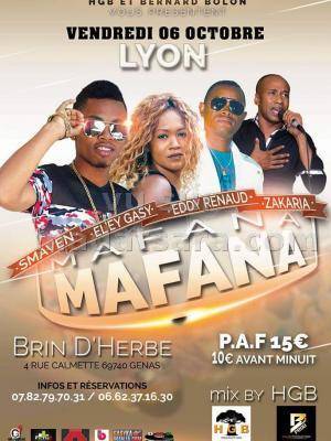 Mafana mafana avec Smaven, El'Ey Gasy, Eddy Renaud, Zakaria Restaurant Le Brin d'Herbe