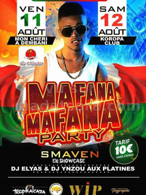 Mafana mafana party avec Smaven‍ - Restaurant Le Mon Chéri‍ Koropa Mamoudzou Mayotte‍