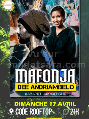 Mafonja‍ - Dee Andriambelo - cabaret acoustique - Roof Top Ambohidahy Antananarivo‍